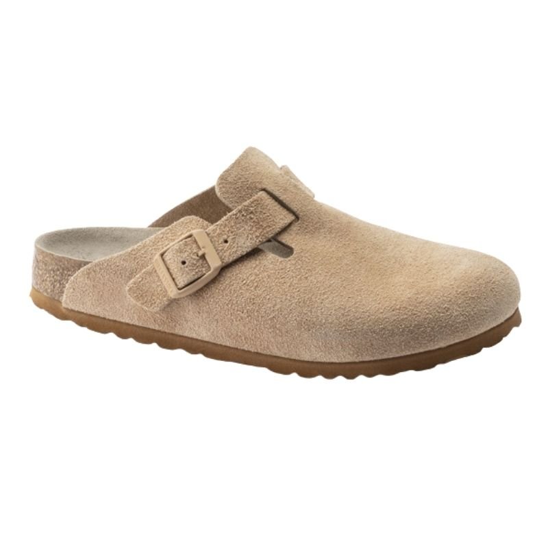Замшевые кожаные сабо Birkenstock