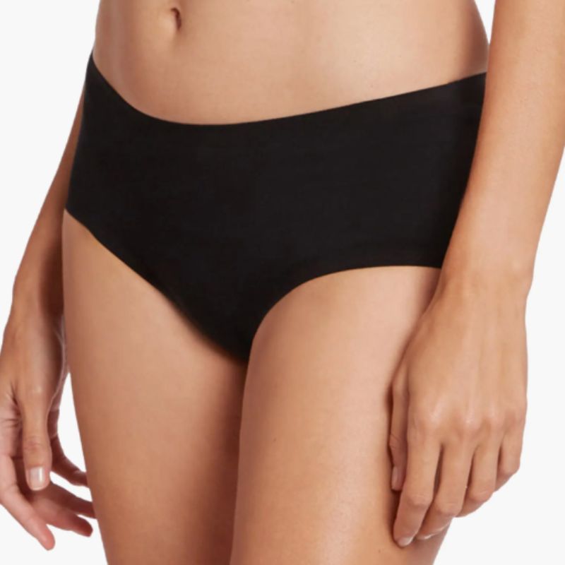 Хлопковые бесшовные хипстерские трусы Wolford Contour