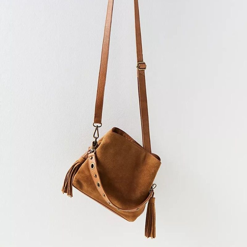 Замшевая сумка через плечо Free People Sindy