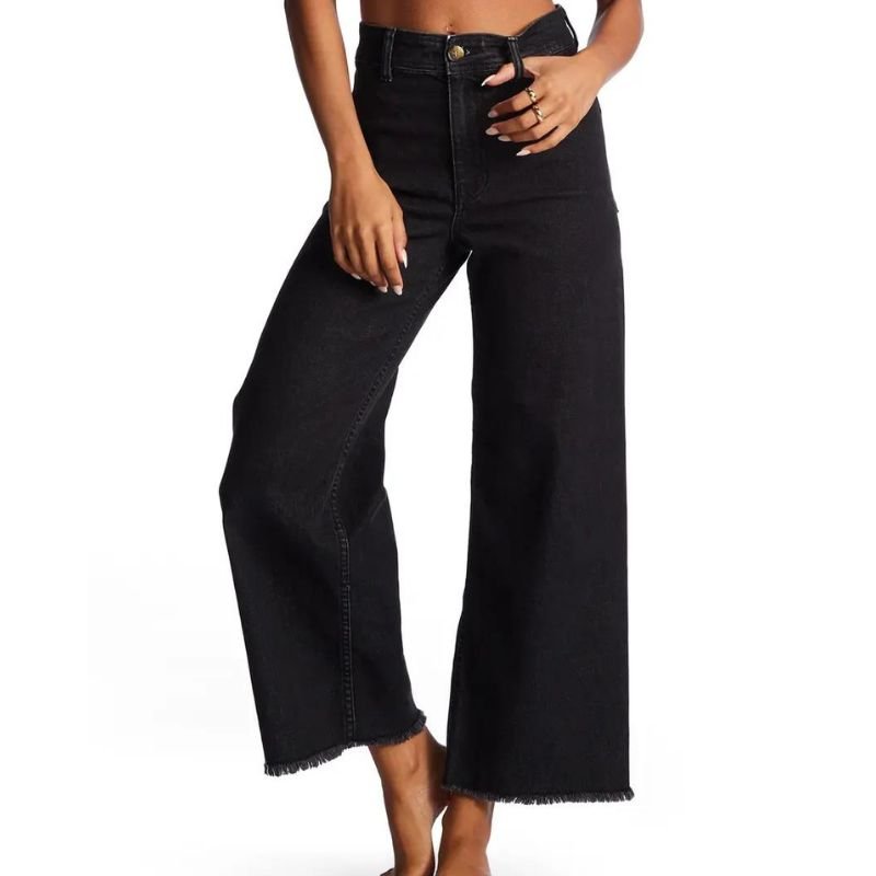 Широкие укороченные джинсы стрейч Billabong Free Fall