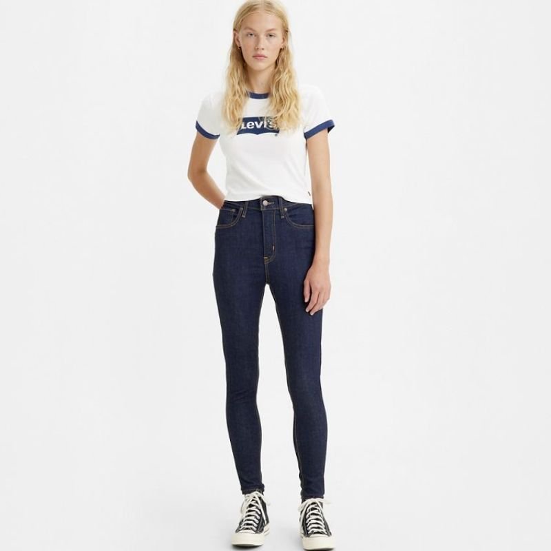 Высокие суперскинни Levi's Mile High