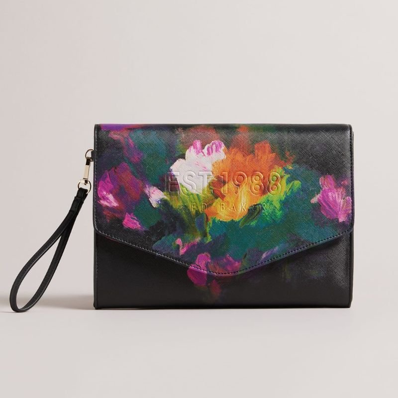 клатч ted Baker с художественным принтом