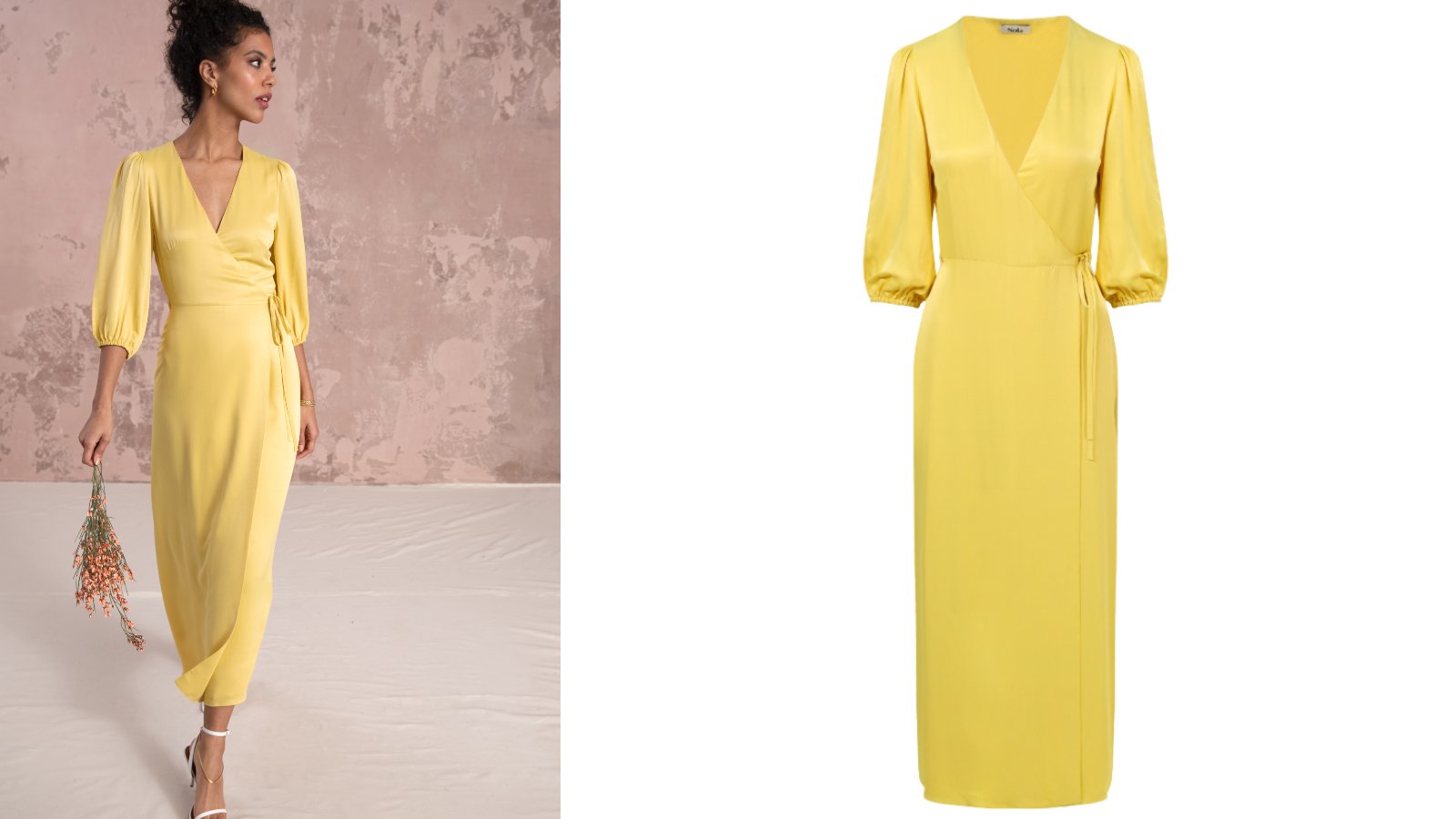 ПЛАТЬЕ Nola London Rae в цвете Mimosa Yellow