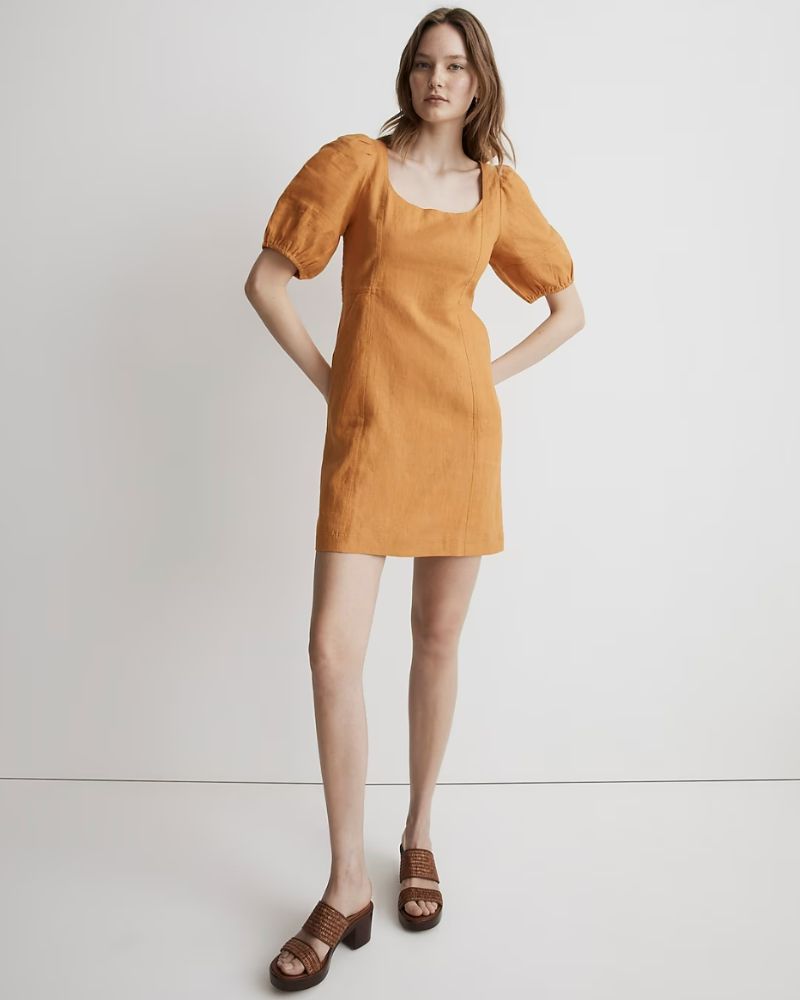 Льняное платье Madewell.