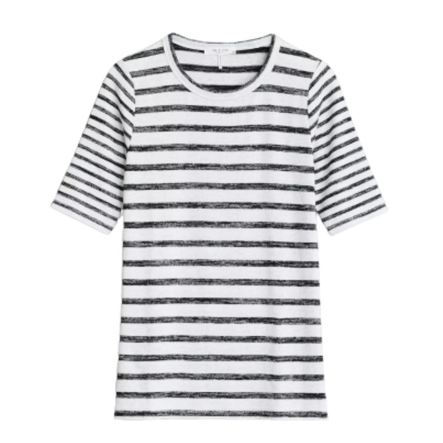 Вязаный топ с круглым вырезом в полоску Rag & Bone