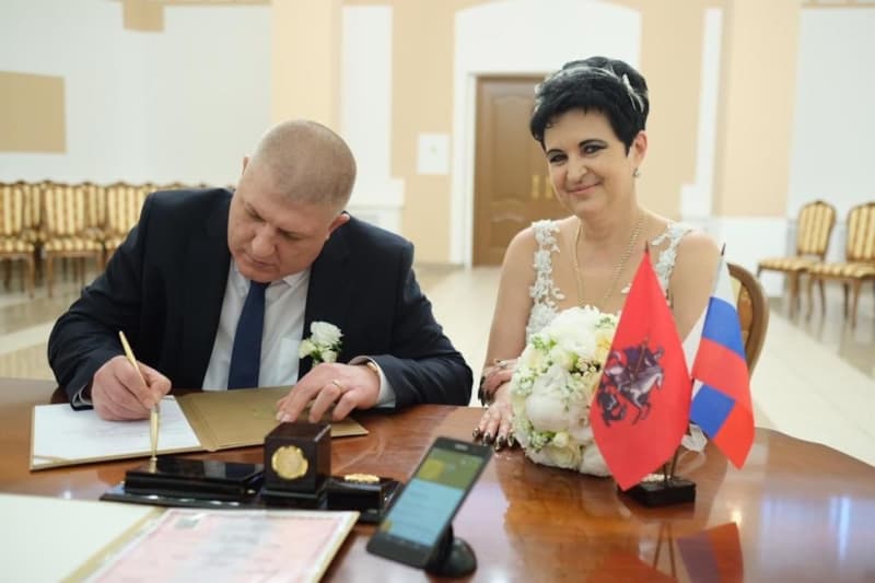 Елена Голунова с третьим мужем