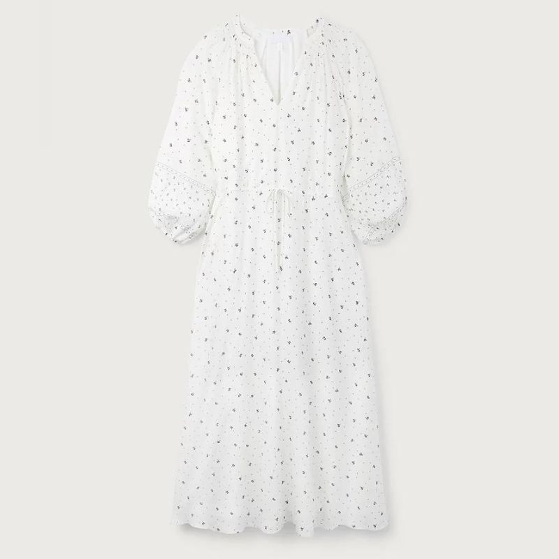 плоская планировка платья White Company Smocked Dress