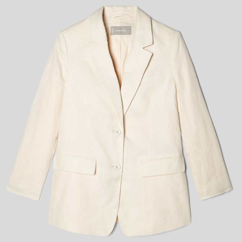 плоская планировка Everlane Linen Blazer
